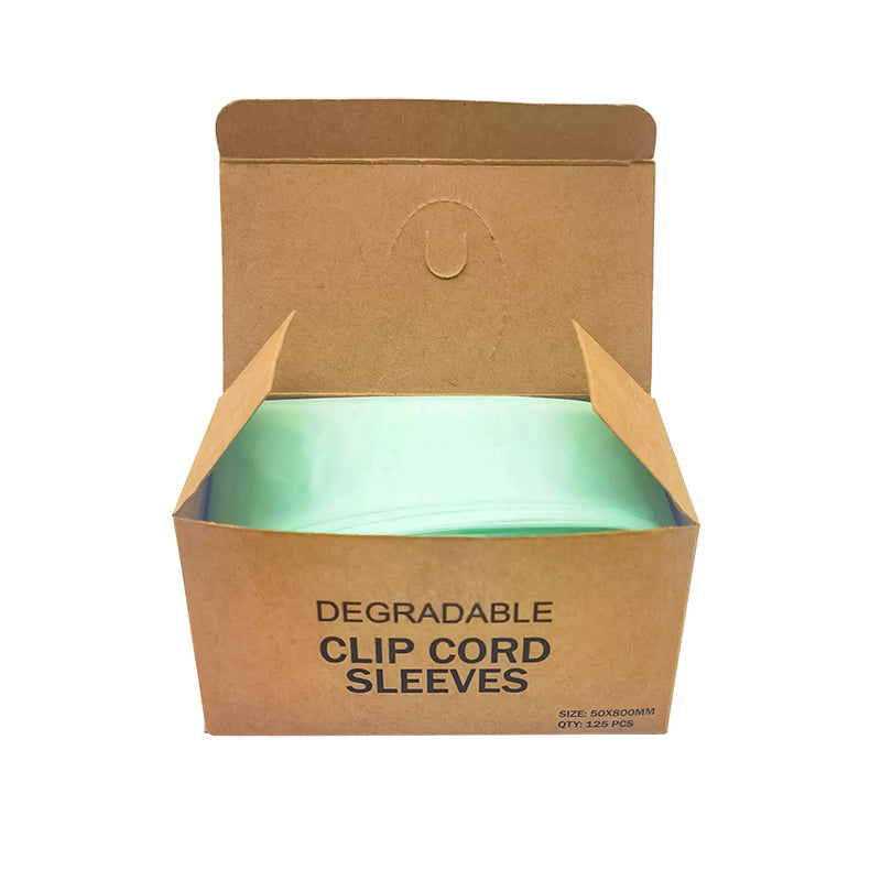 MO Degradable Clip Cord Sleeves ECO Friendly Biodegradable