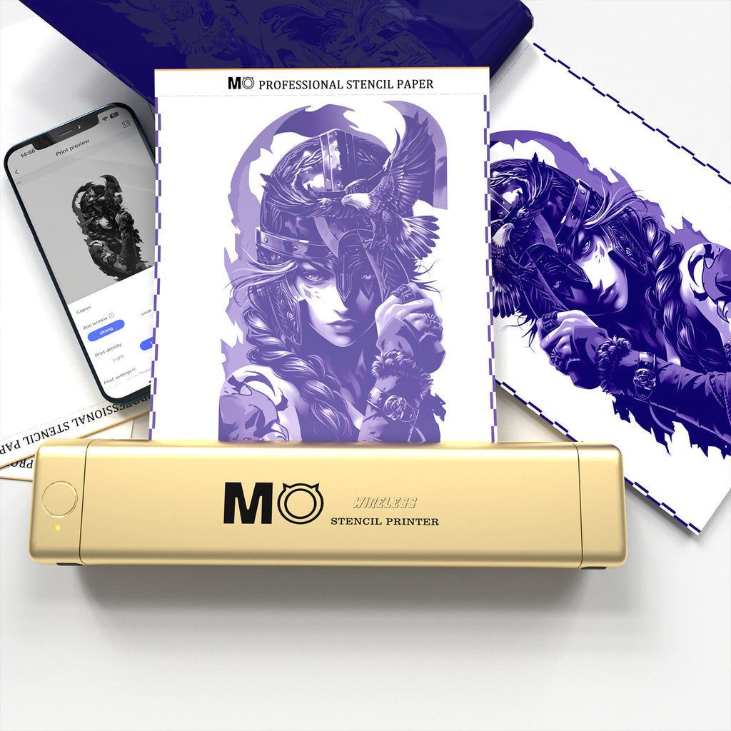 MO Wireless Tattoo Stencil Printer Bluetooth