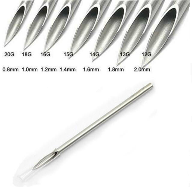 Piercing Needles Sterile 100 Pcs