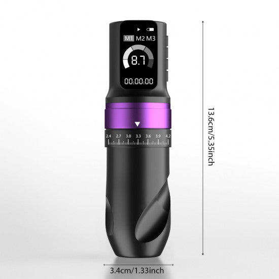 Professional Multi-mode Adjustable OLED Wireless Tattoo