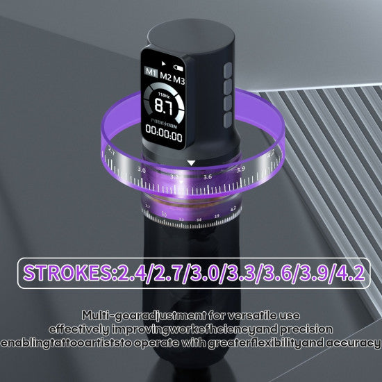 Professional Multi-mode Adjustable OLED Wireless Tattoo